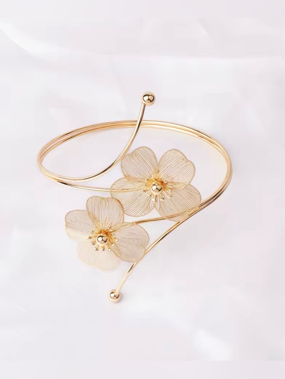 Zara Vintage Floral Upper Arm Cuff